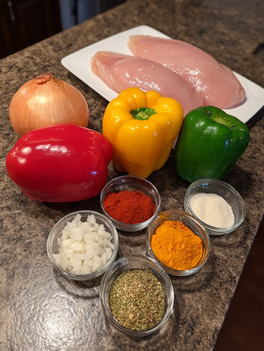 Air Fryer Chicken Fajitas