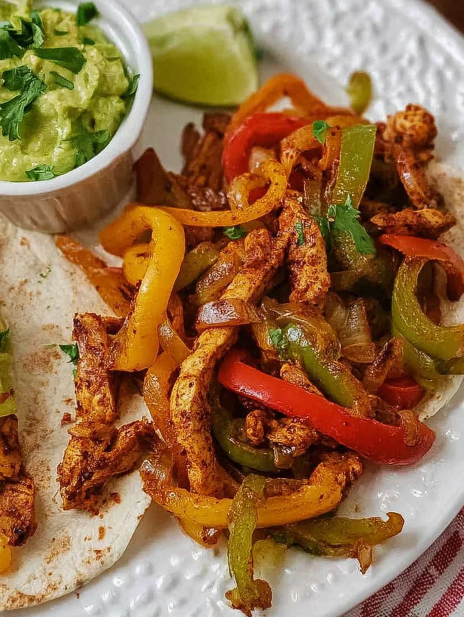 Air Fryer Chicken Fajitas