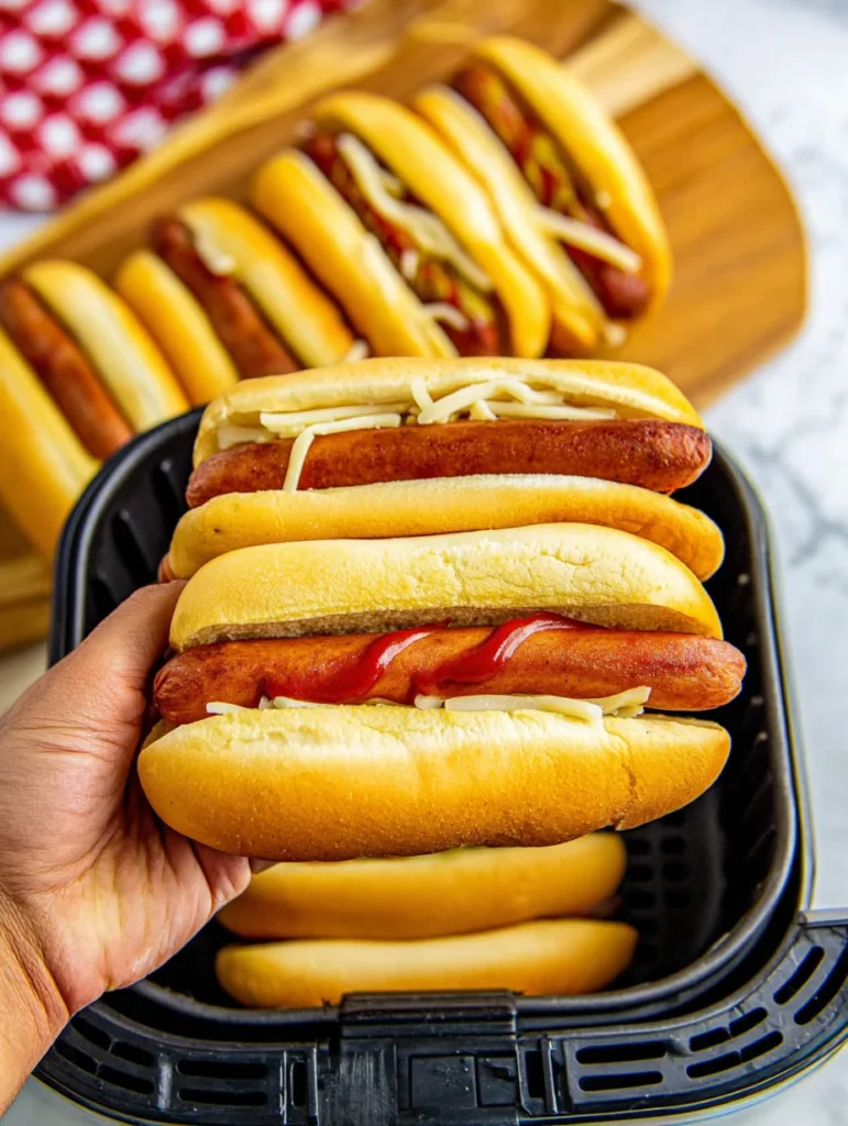 Air Fryer Hot Dogs