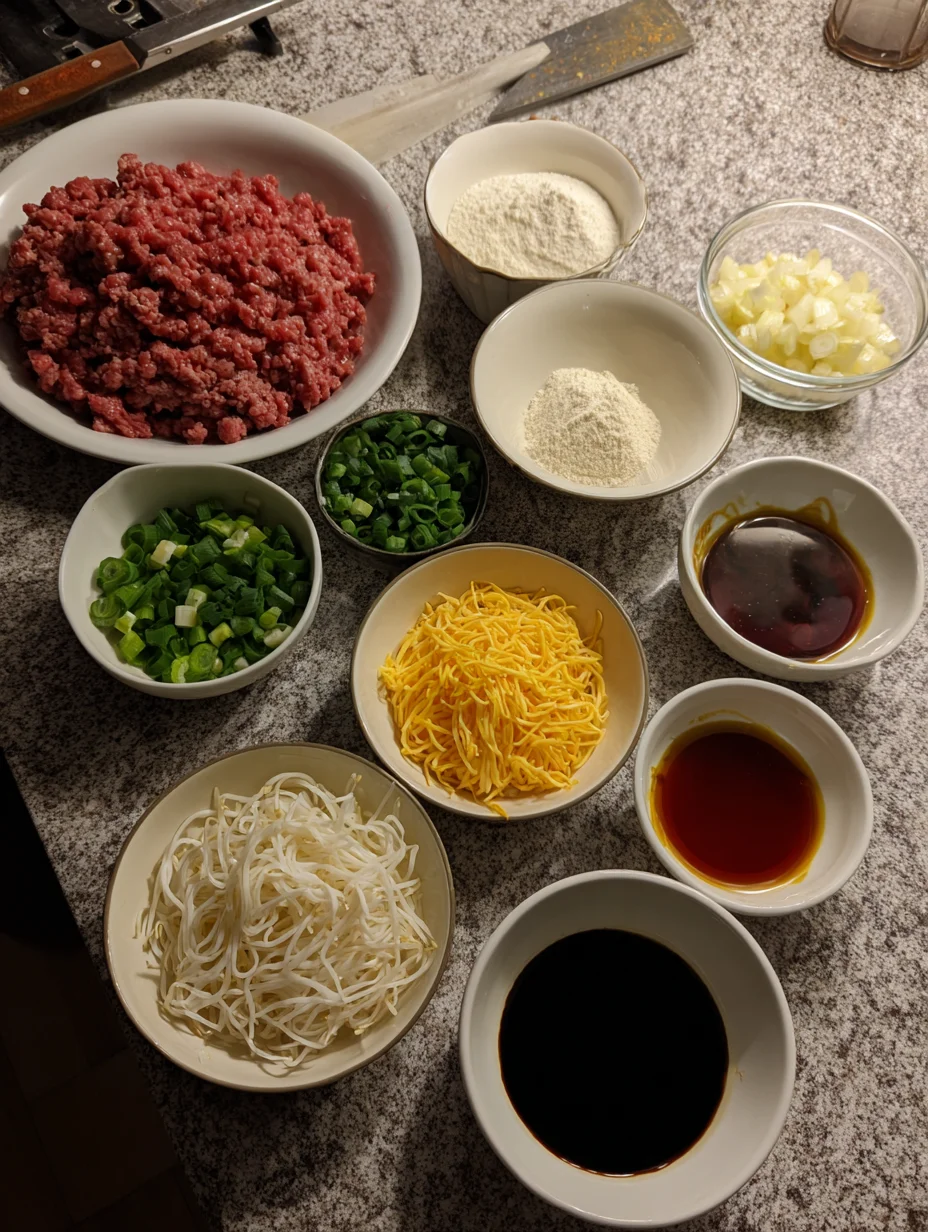 Asian Ground Beef Noodles