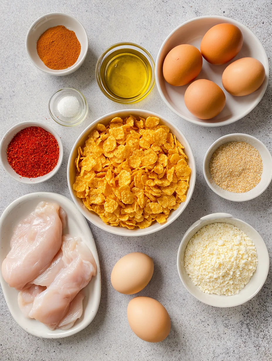 Baked Crunchy Hot Honey Chicken