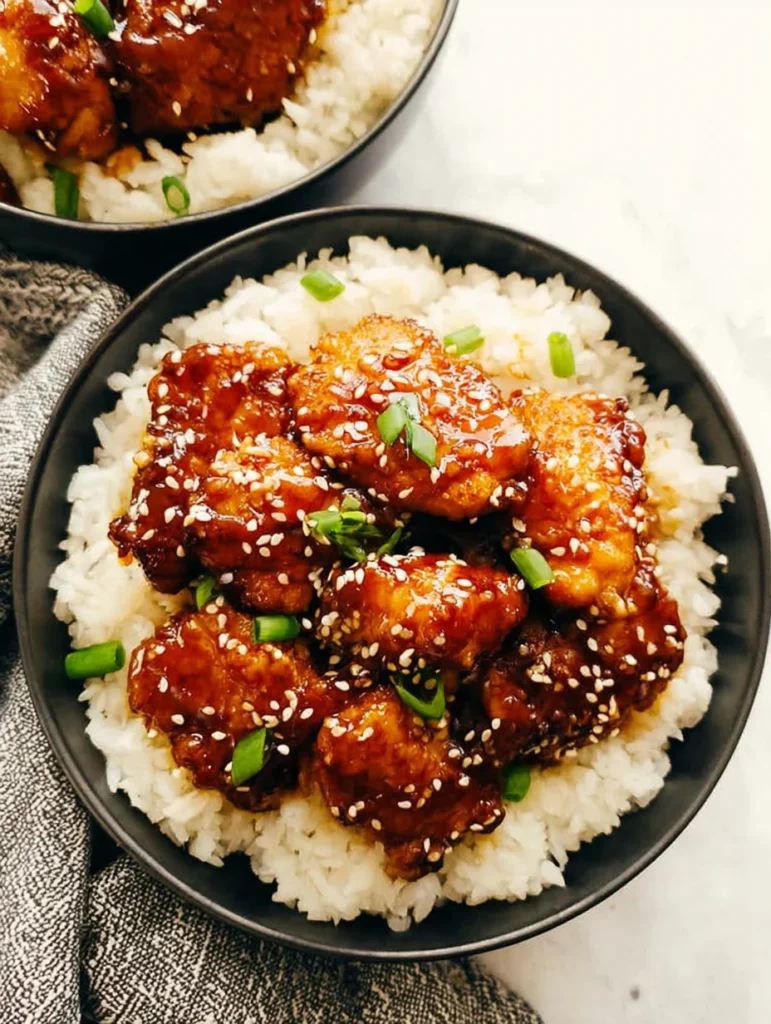 Baked Honey Sesame Chicken