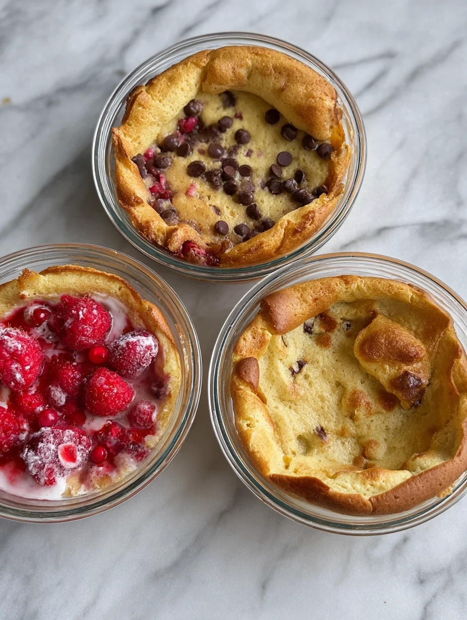 Baked Protein Pancake Bowls