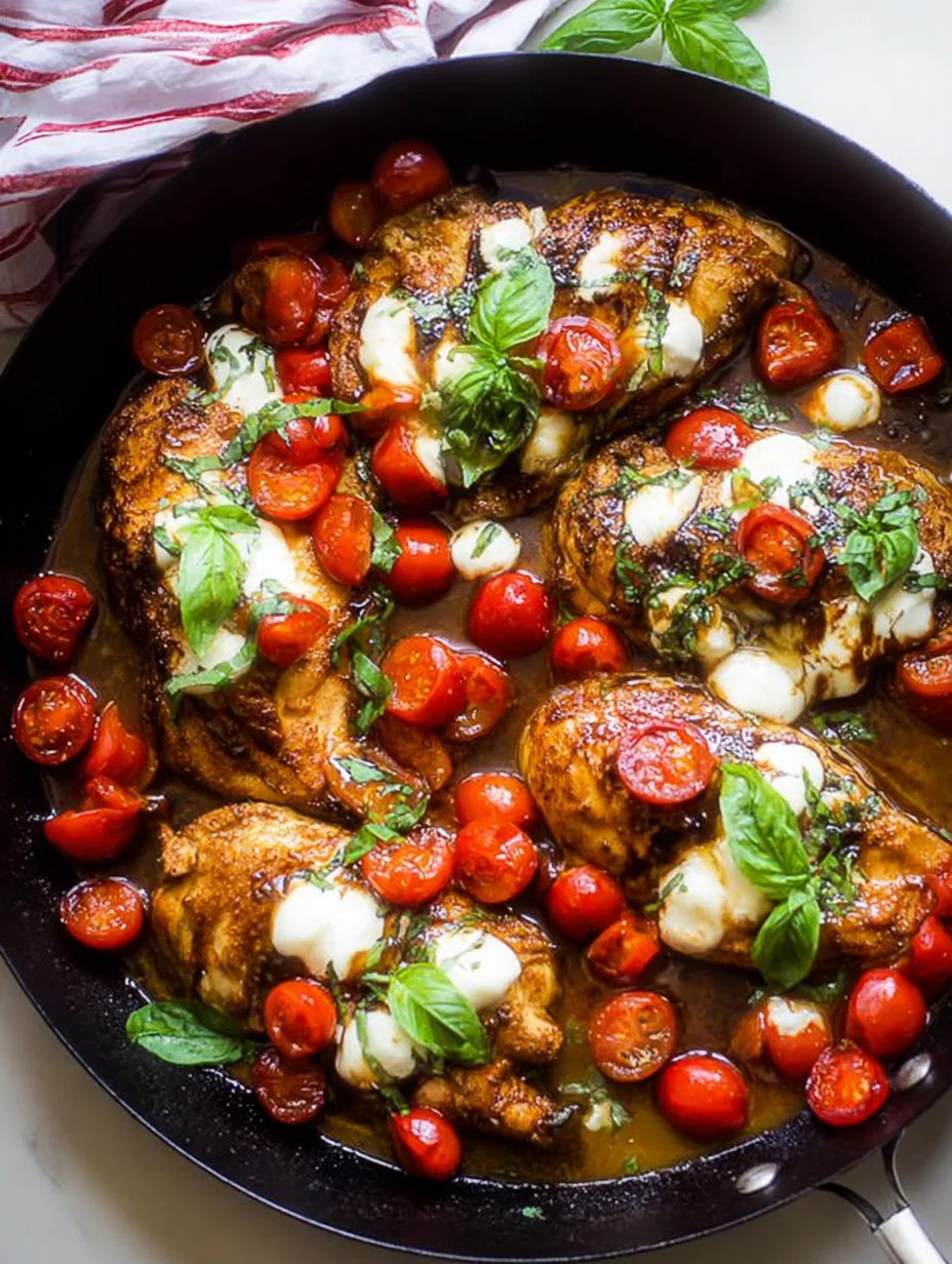 Balsamic Glazed One Pan Chicken