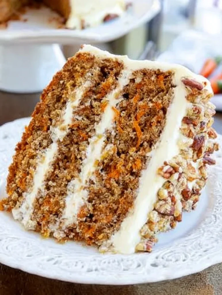 The BEST Carrot Cake with Cream Cheese Frosting