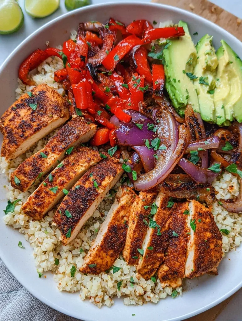 Chicken and Cauliflower “Rice” Bowls