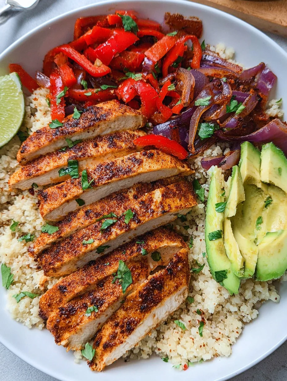 Chicken and Cauliflower Rice Bowls
