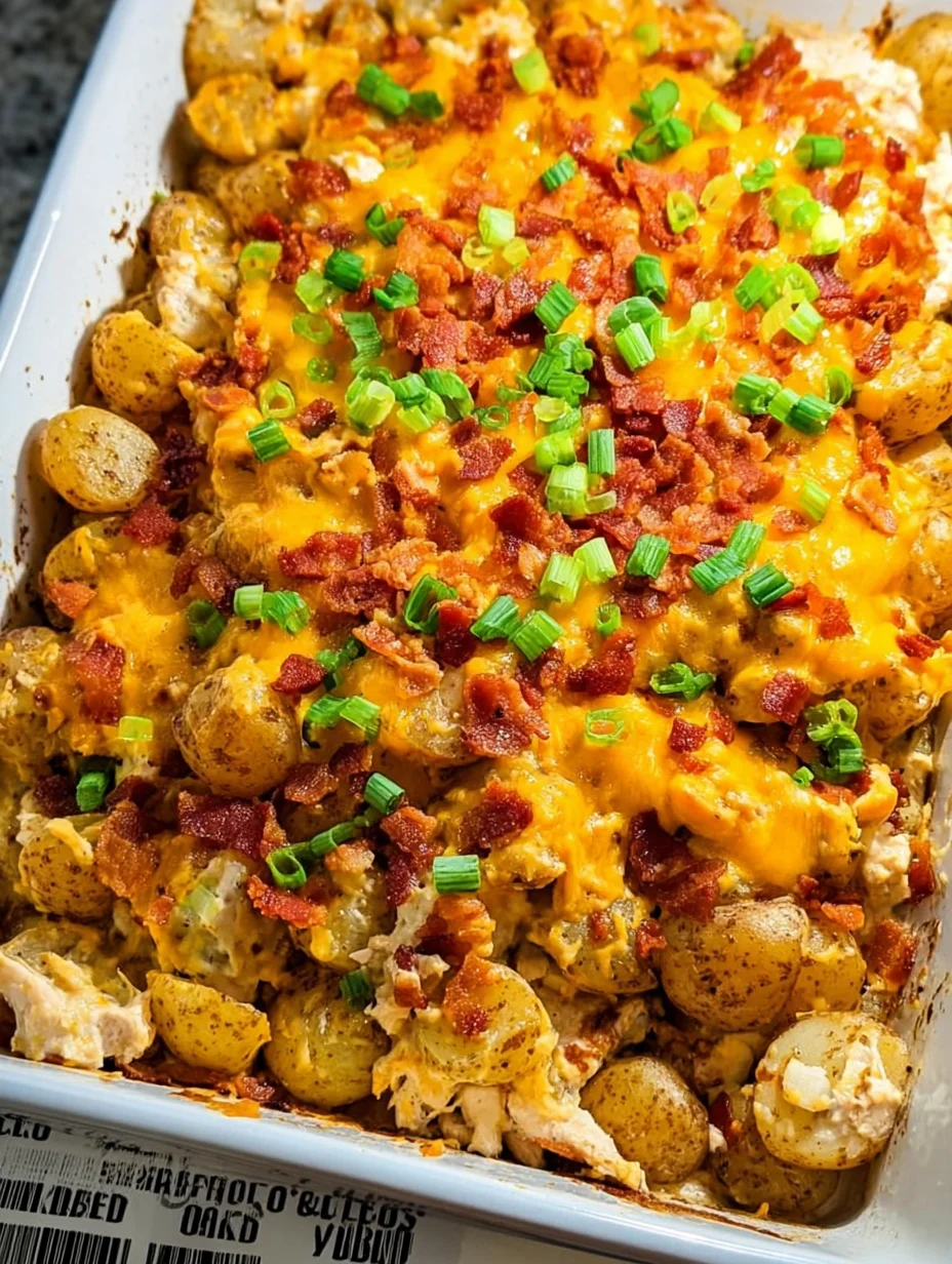 Chicken Bacon Ranch Casserole with Potatoes