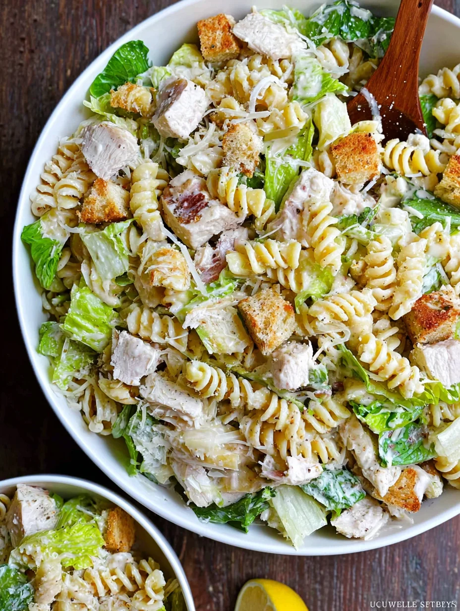 Chicken Caesar Pasta Salad