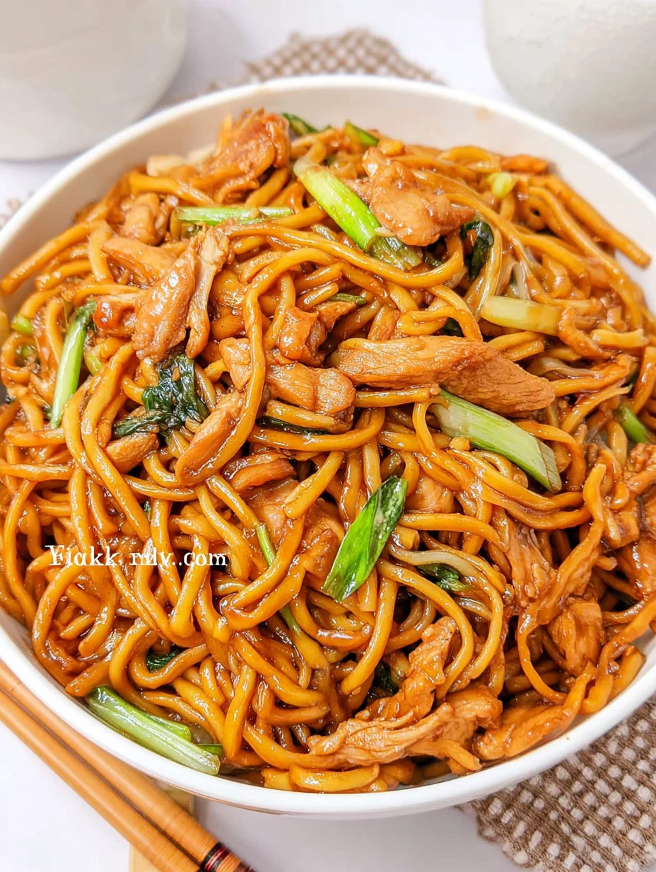 Chicken Lo Mein
