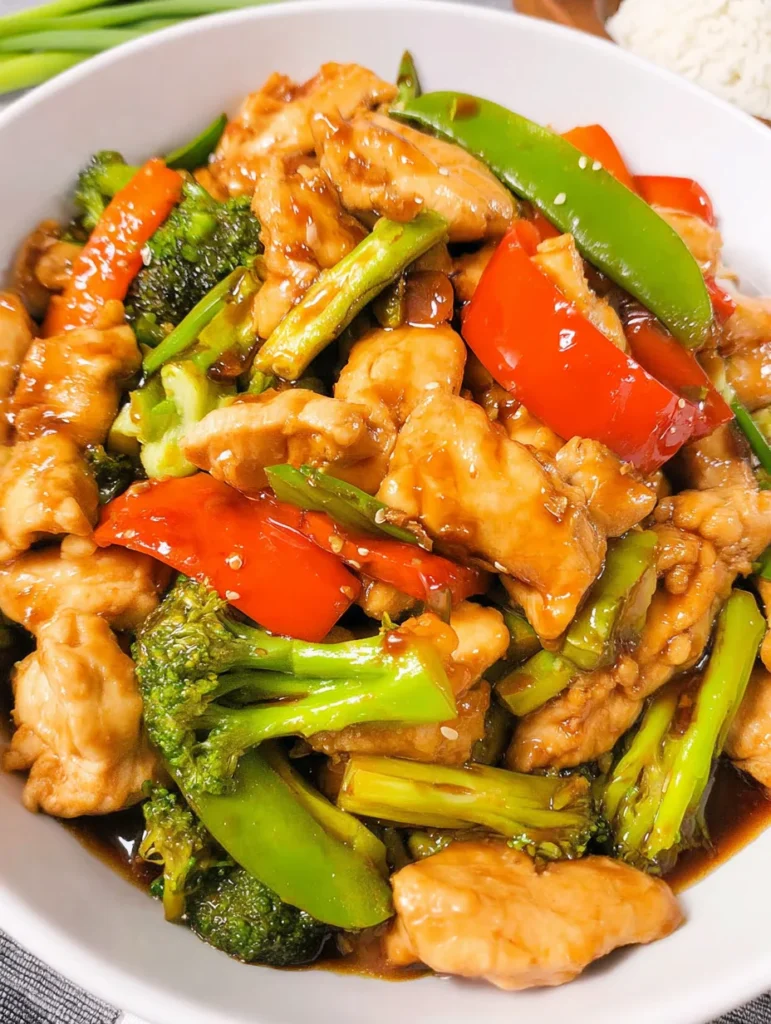 Chicken with Mixed Vegetable Stir Fry