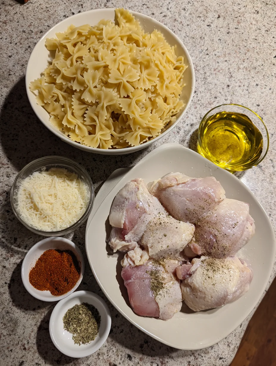 Creamy Chicken and Corn Pasta with Bacon