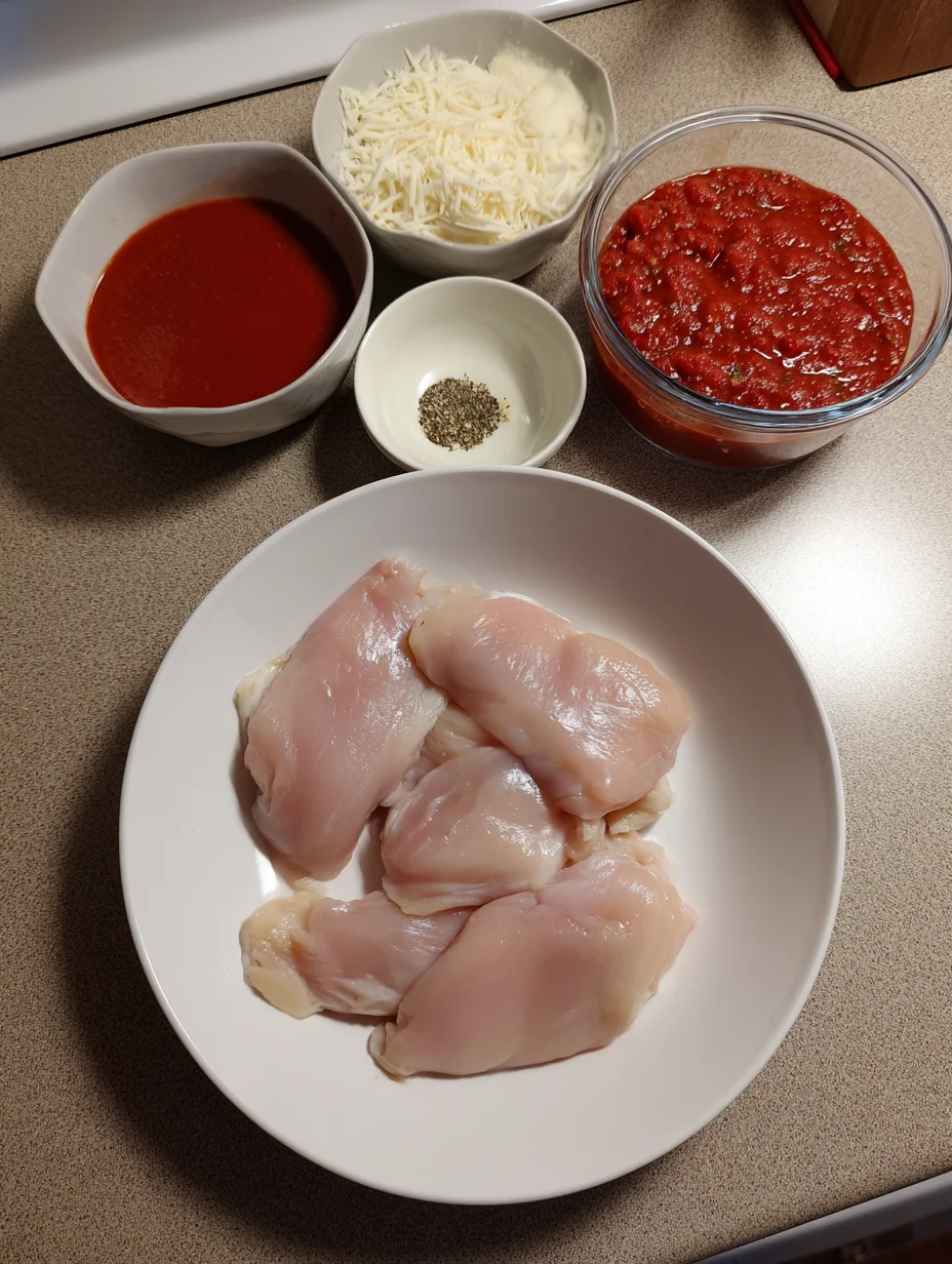 Crockpot Chicken Parmesan Soup
