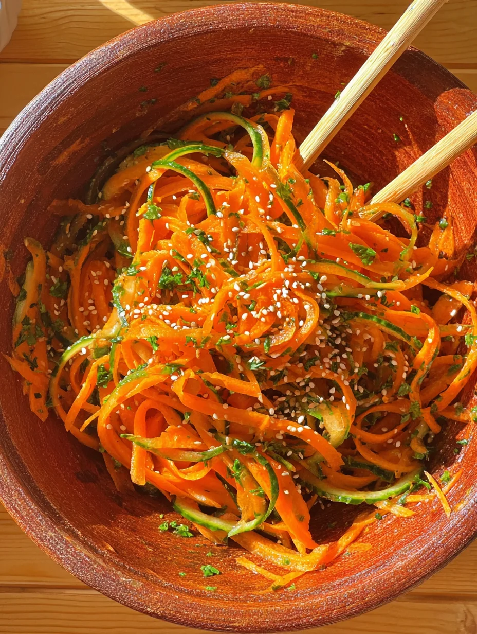 Cucumber Carrot Salad