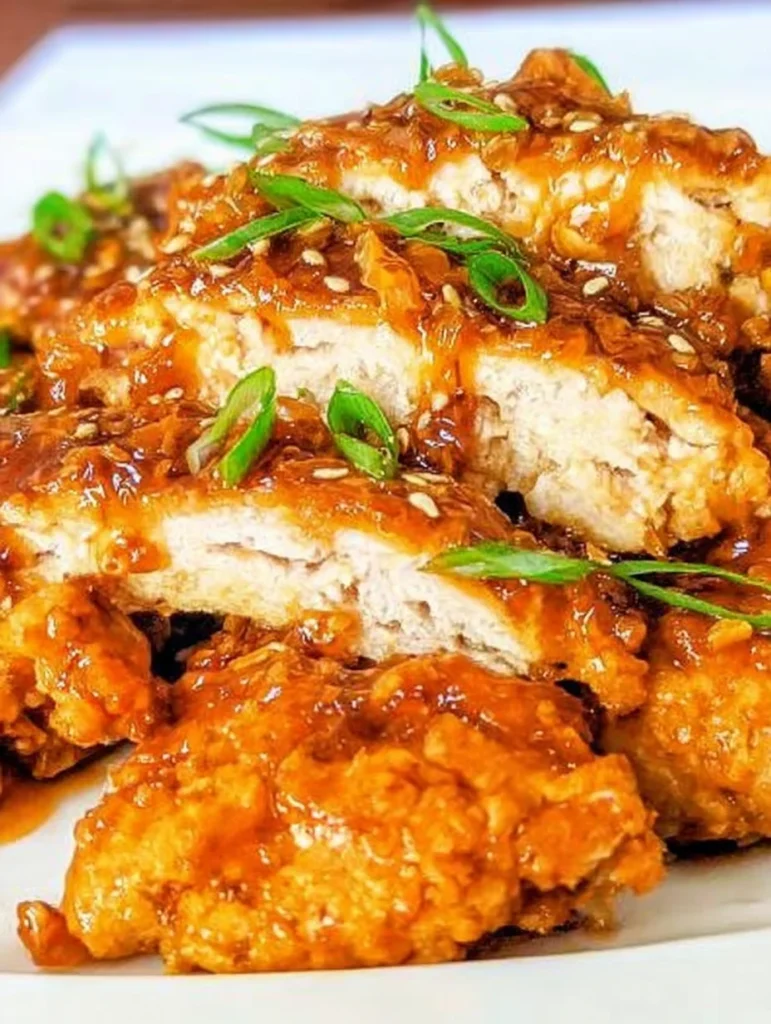 Double Crunch Honey Garlic Chicken Breasts