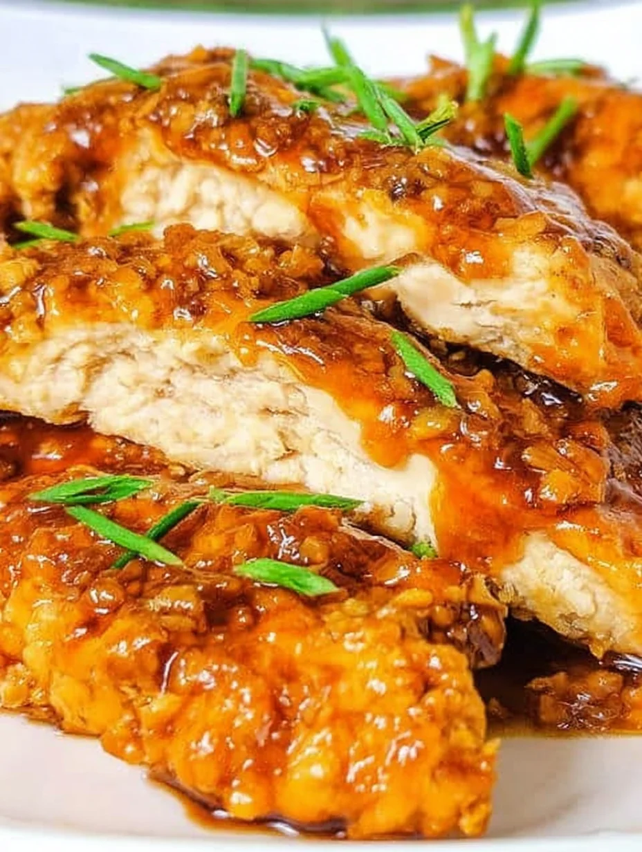 Double Crunch Honey Garlic Chicken Breasts