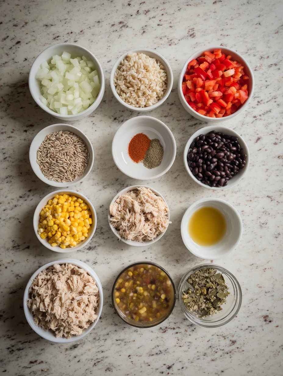 Easy Chicken Burrito Casserole