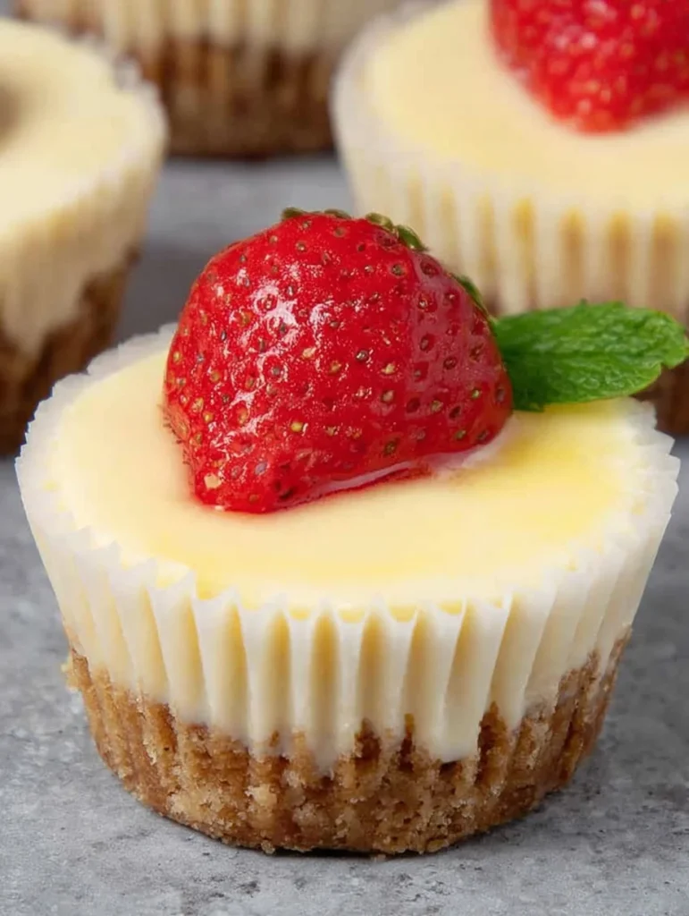 Easy Mini Cheesecakes