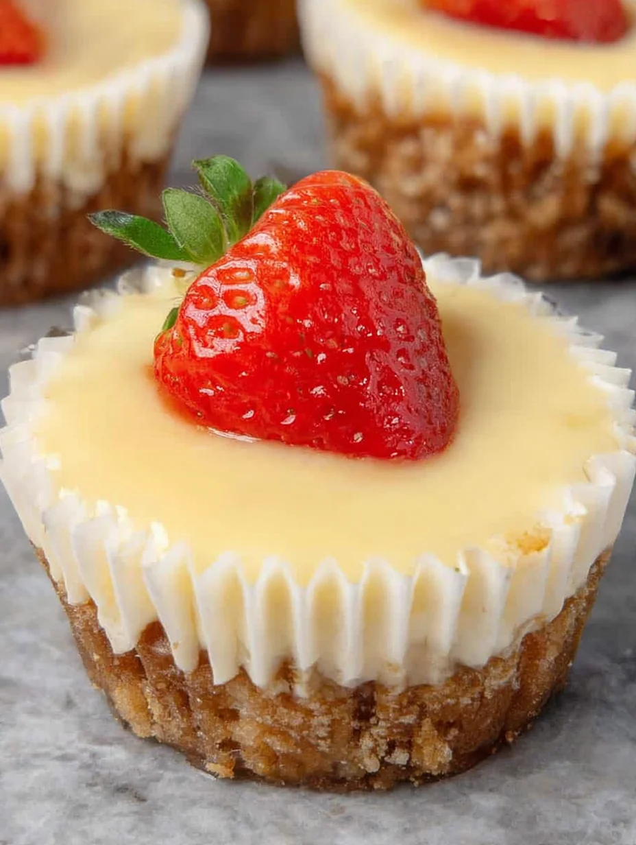 Easy Mini Cheesecakes