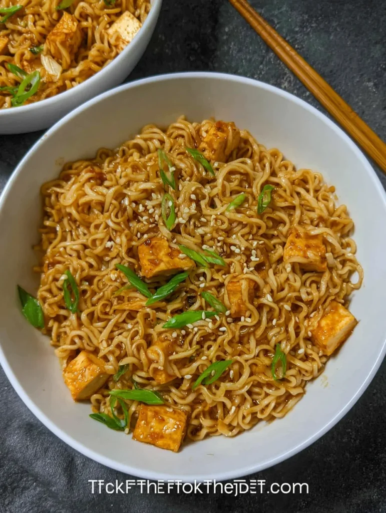 Easy Saucy Ramen Noodles