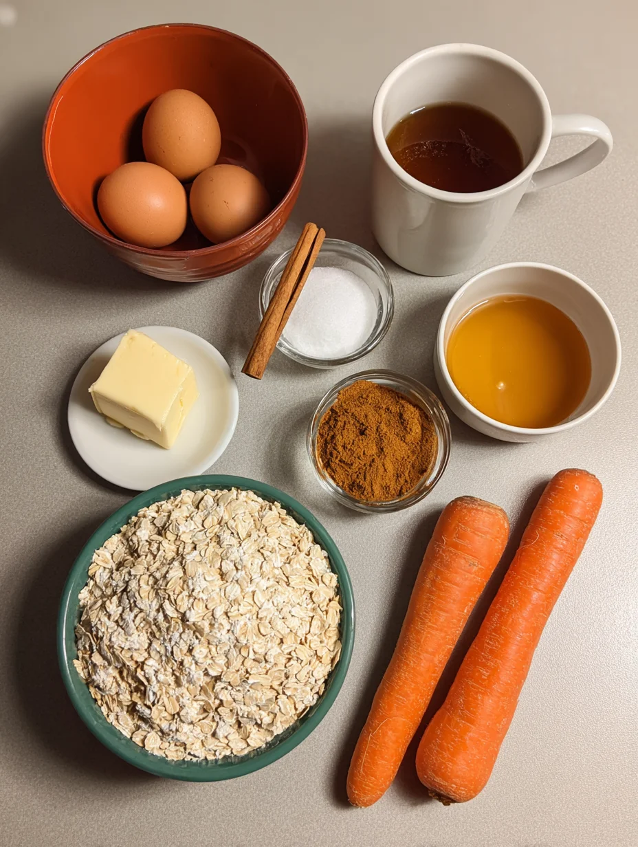 Flourless Oatmeal Carrot Cake