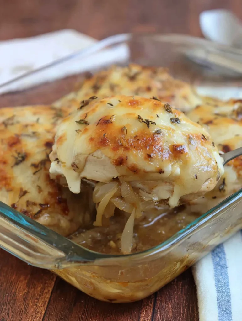 French Onion Chicken Bake