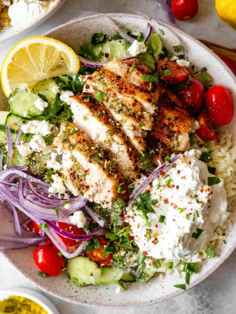 Greek Chicken Bowls