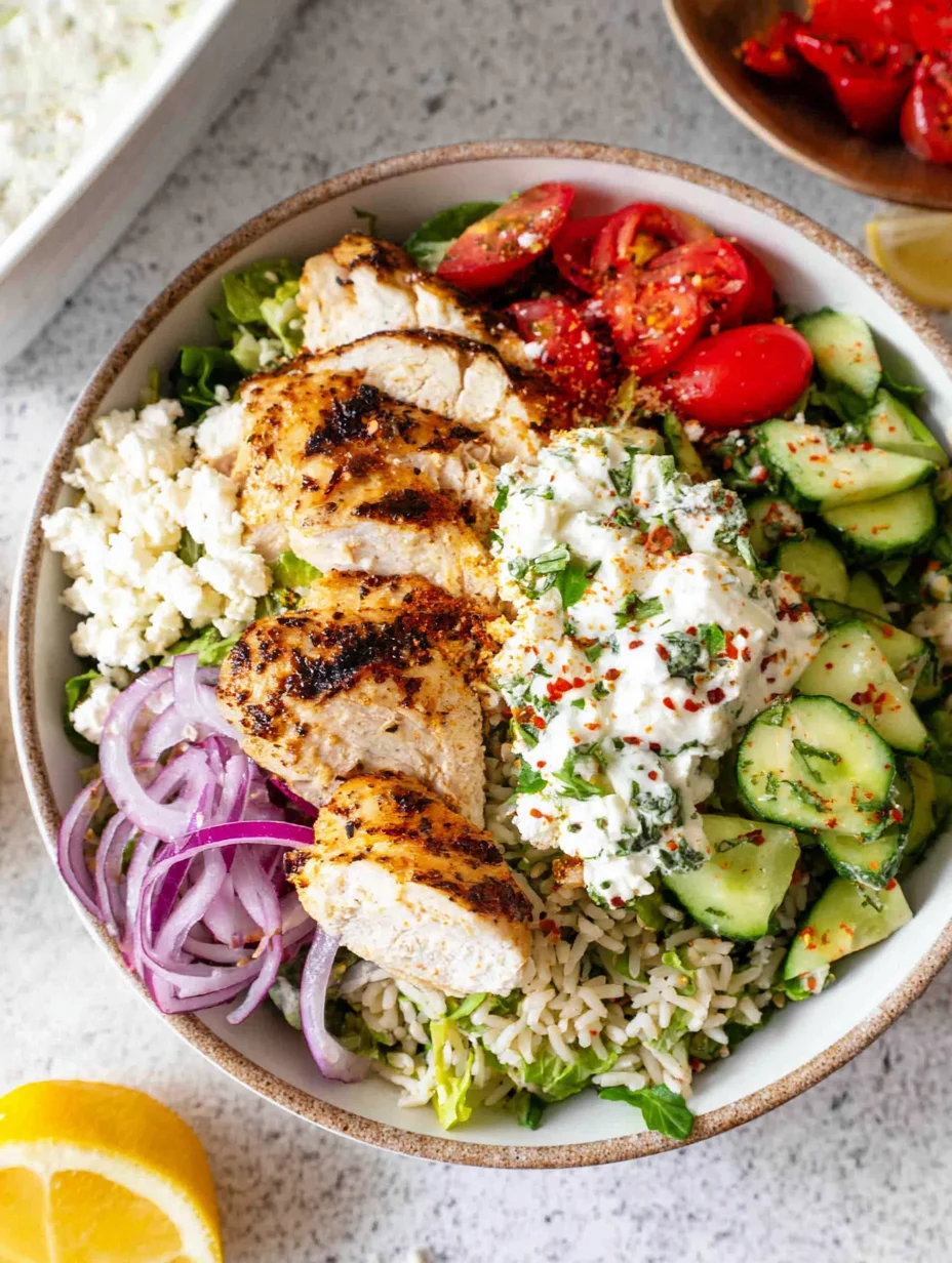Greek Chicken Bowls