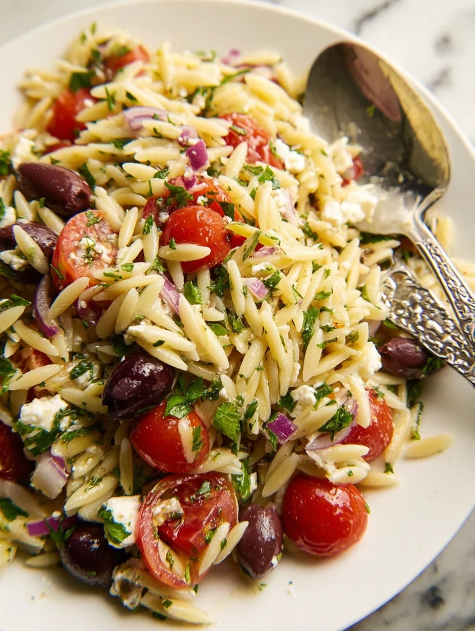 Greek Orzo Pasta Salad