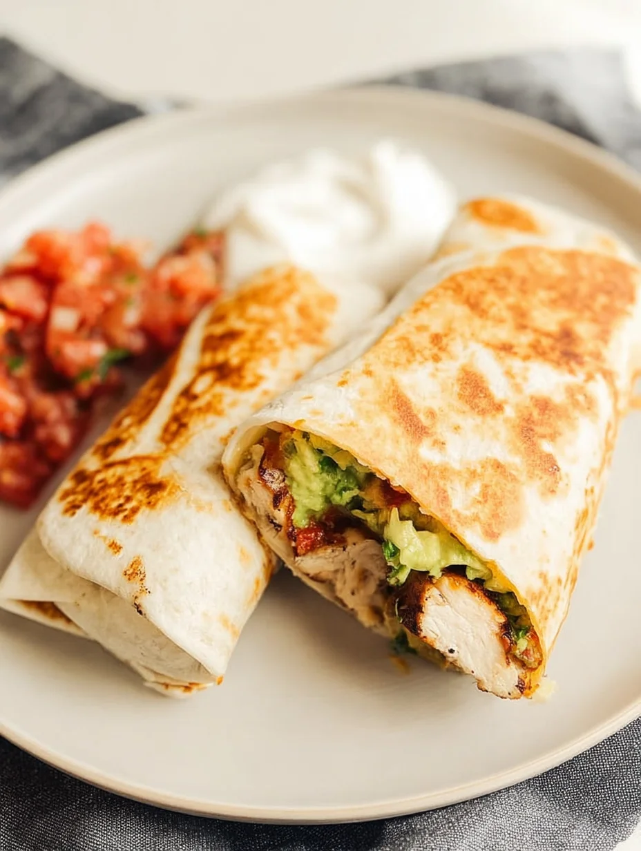Grilled Avocado Chicken Wraps