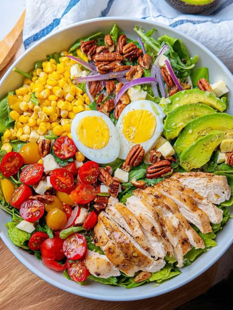 Grilled Chicken Salad + Homemade Sweet Onion Dressing