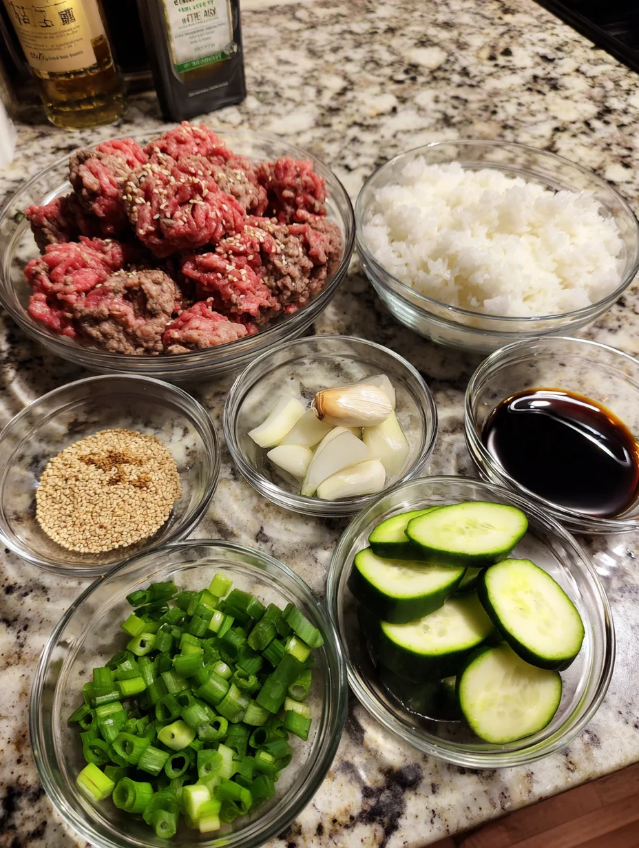 Korean Ground Beef Bowl