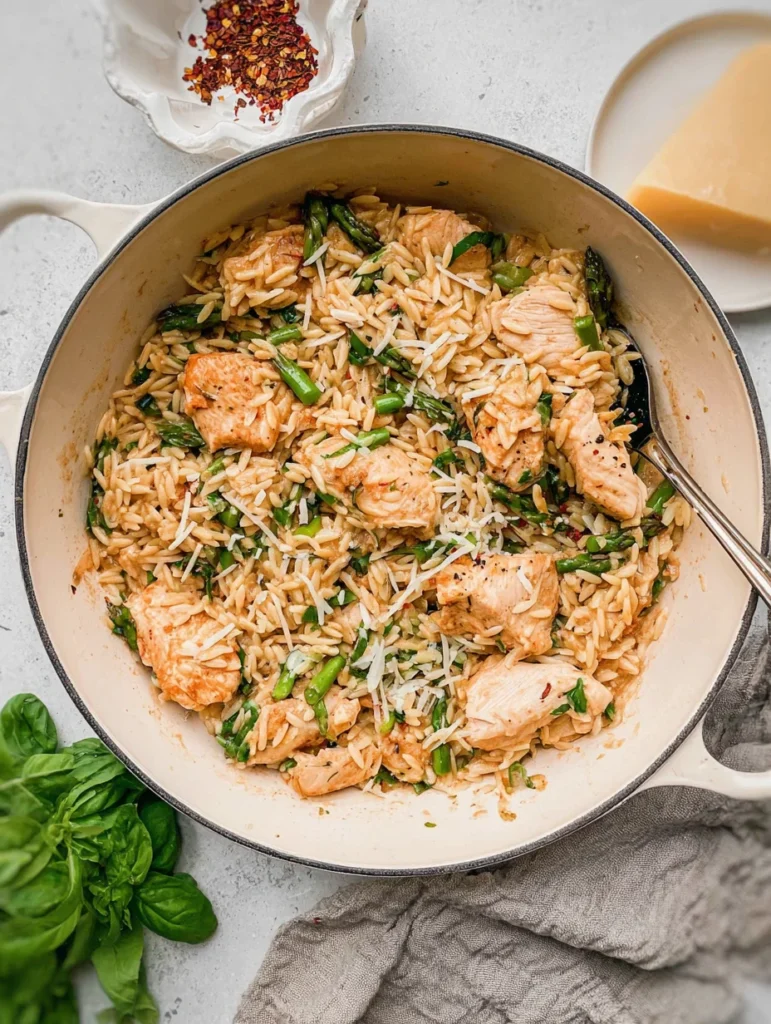 One Pot Chicken Orzo