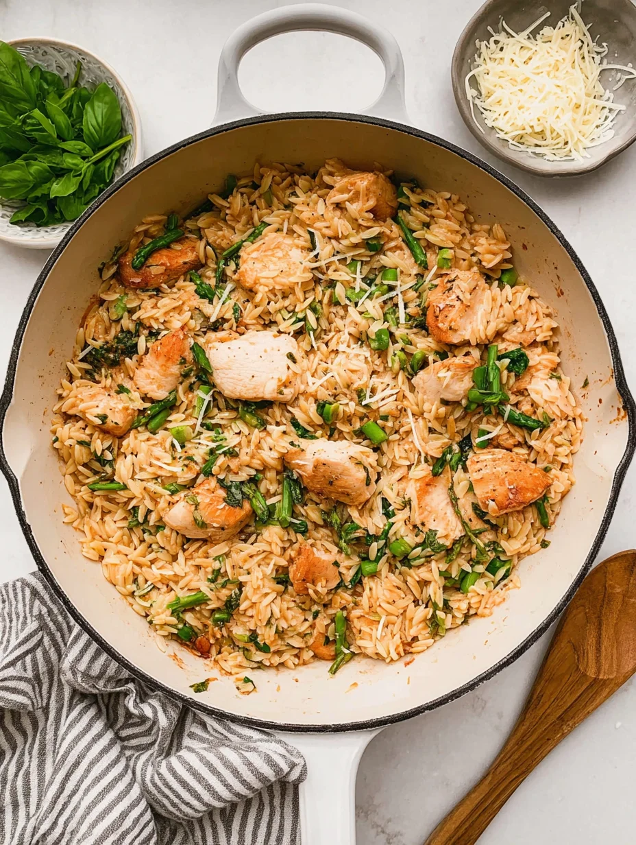 One Pot Chicken Orzo