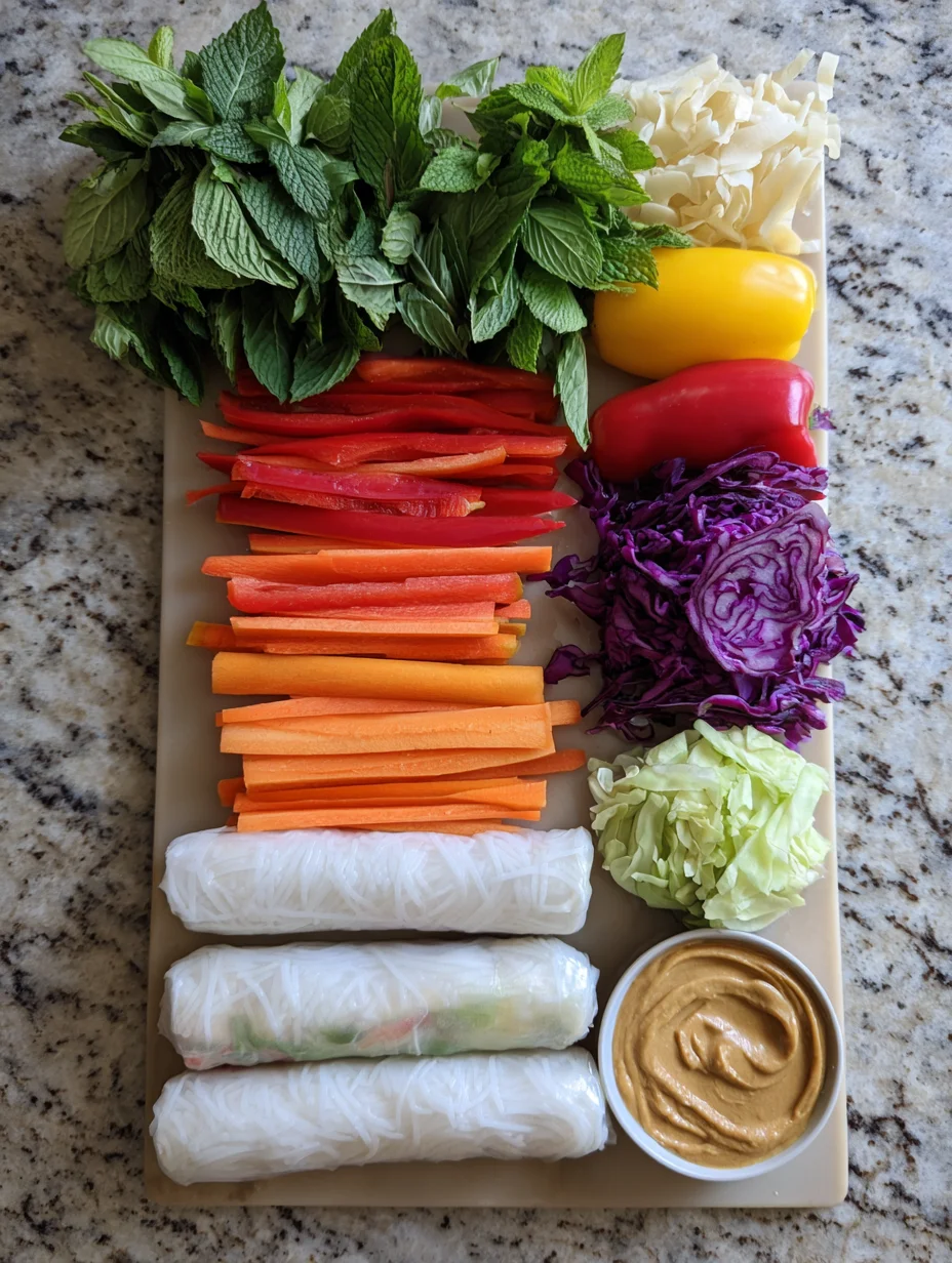 Rainbow Spring Rolls