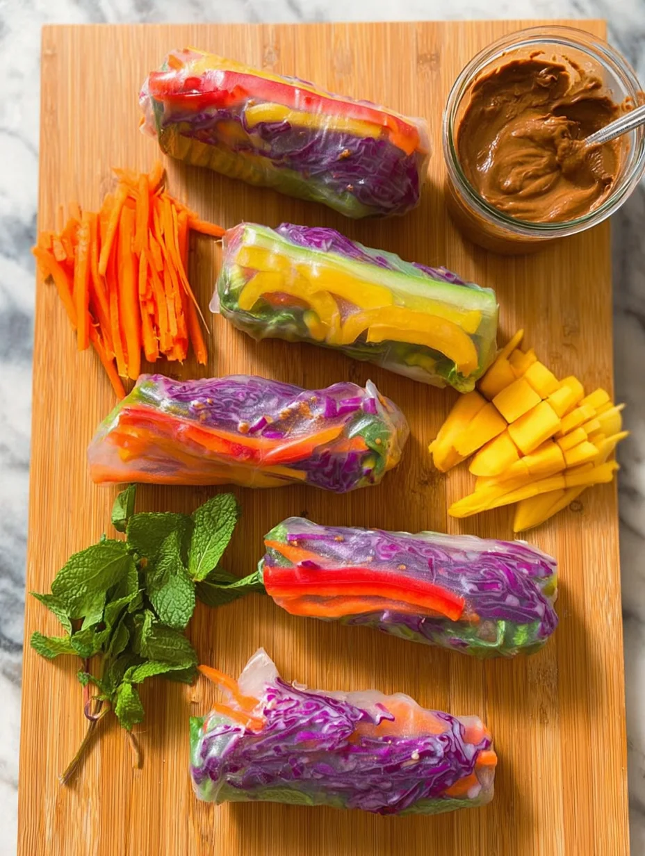 Rainbow Spring Rolls