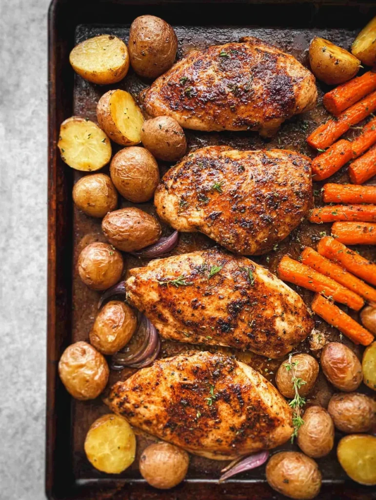 Sheet Pan Chicken and Potatoes