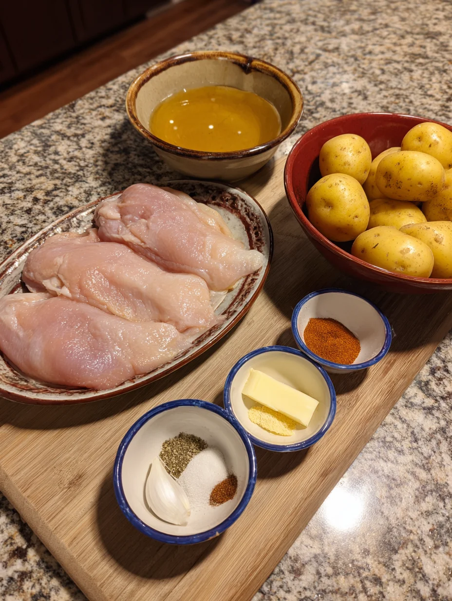 Sheet Pan Chicken and Potatoes