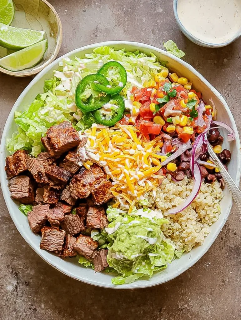 Steak Burrito Bowls (Chipotle Copycat)