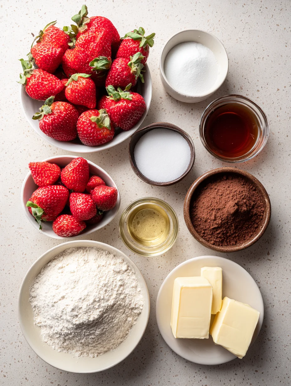 Strawberry Chocolate Cake
