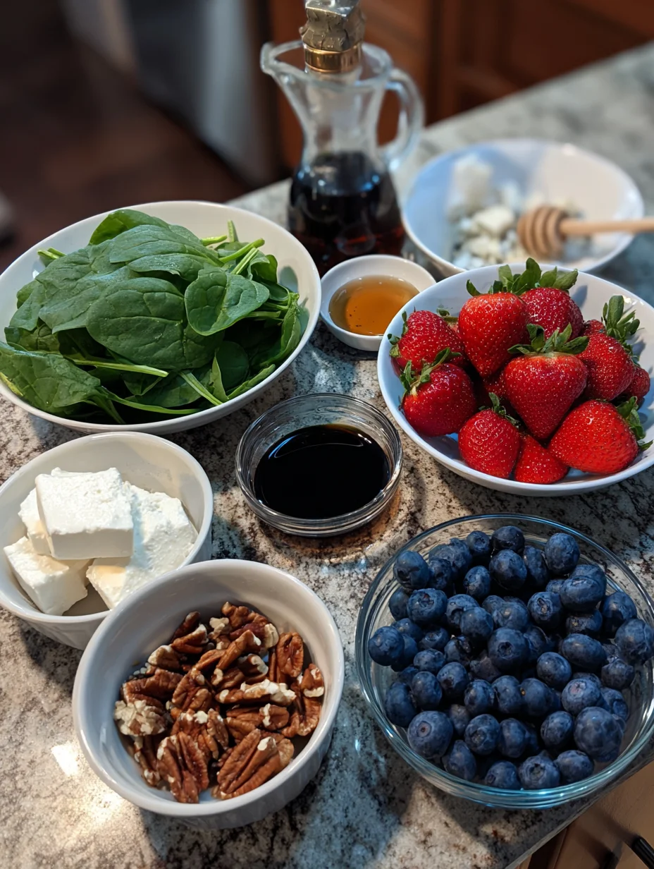 Strawberry Spinach Salad