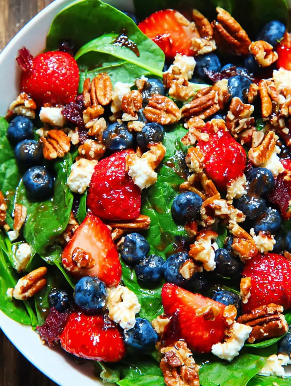 Strawberry Spinach Salad