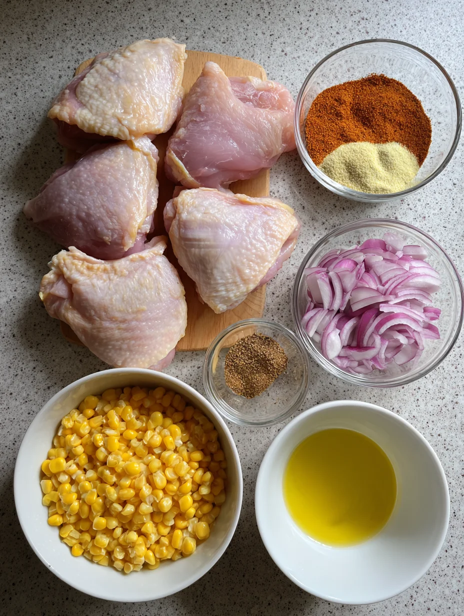 Street Corn Chicken Rice Bowl