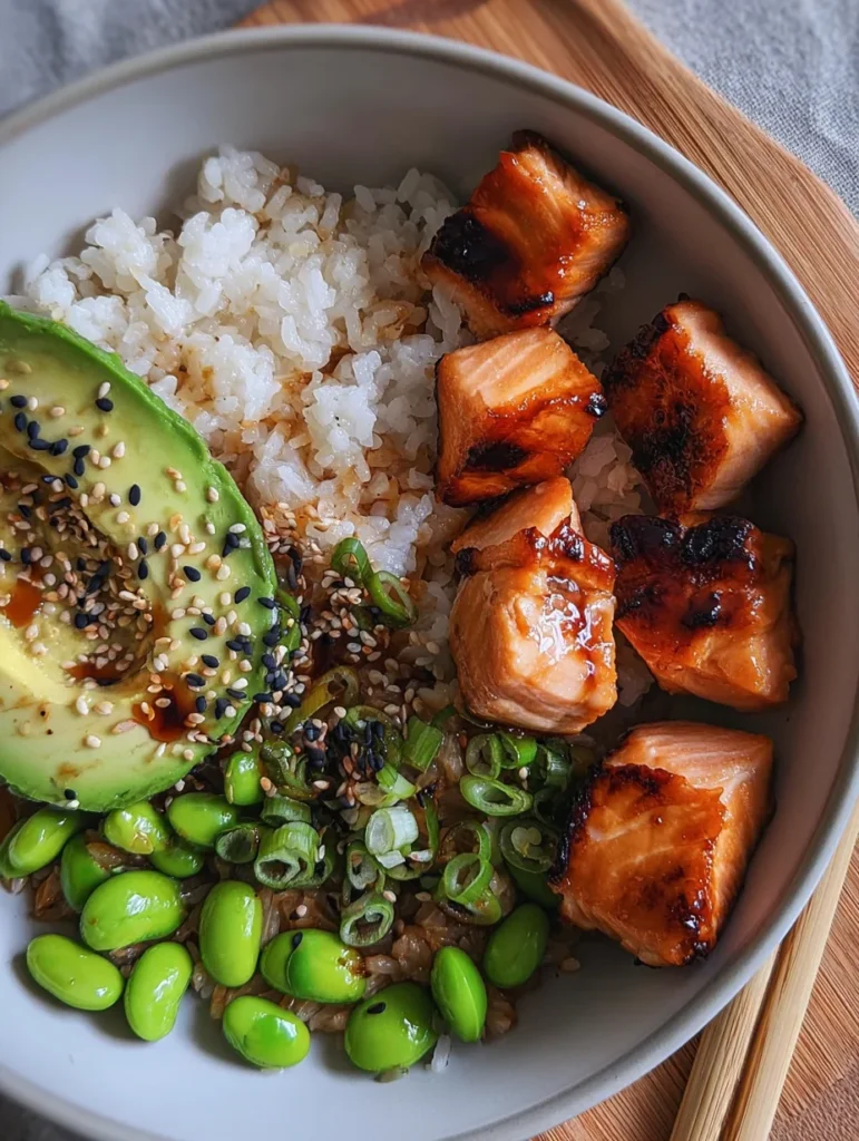 Teriyaki Salmon Sushi Bowl (GF)