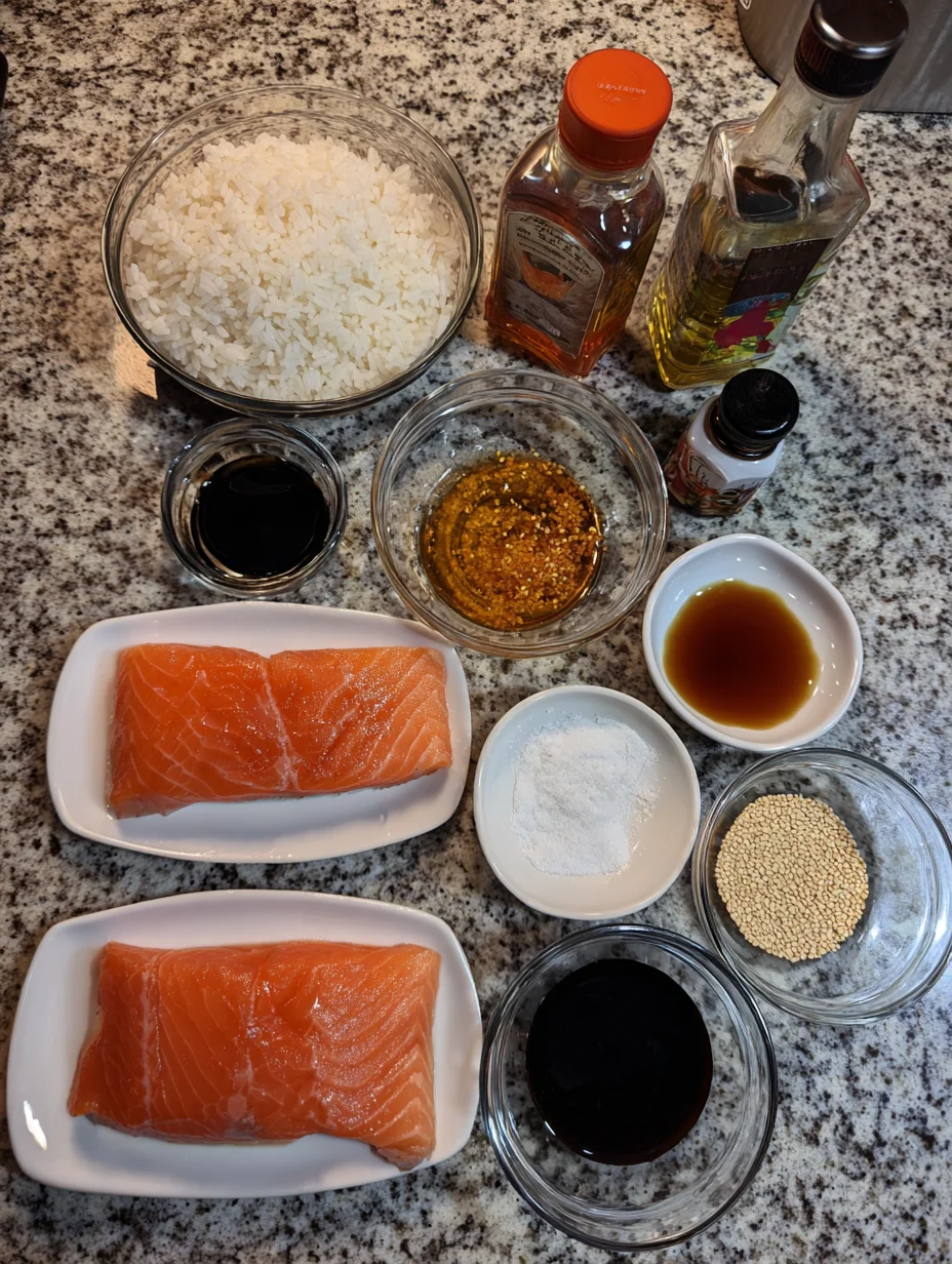 Teriyaki Salmon Sushi Bowl