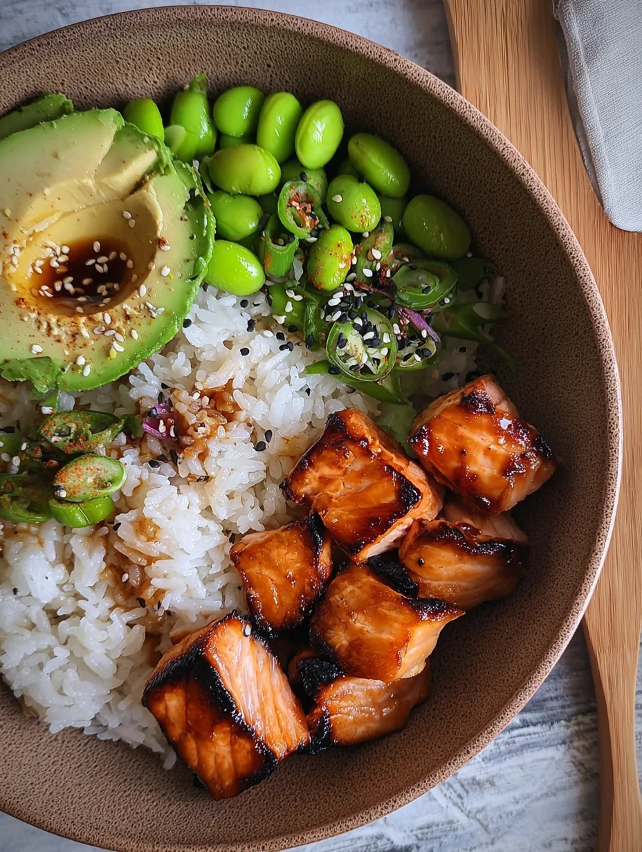 Teriyaki Salmon Sushi Bowl