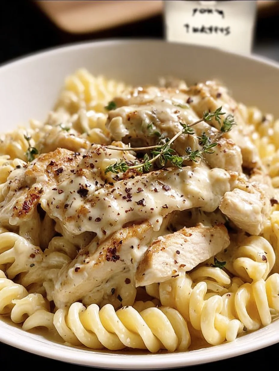 White Cheddar Chicken Pasta