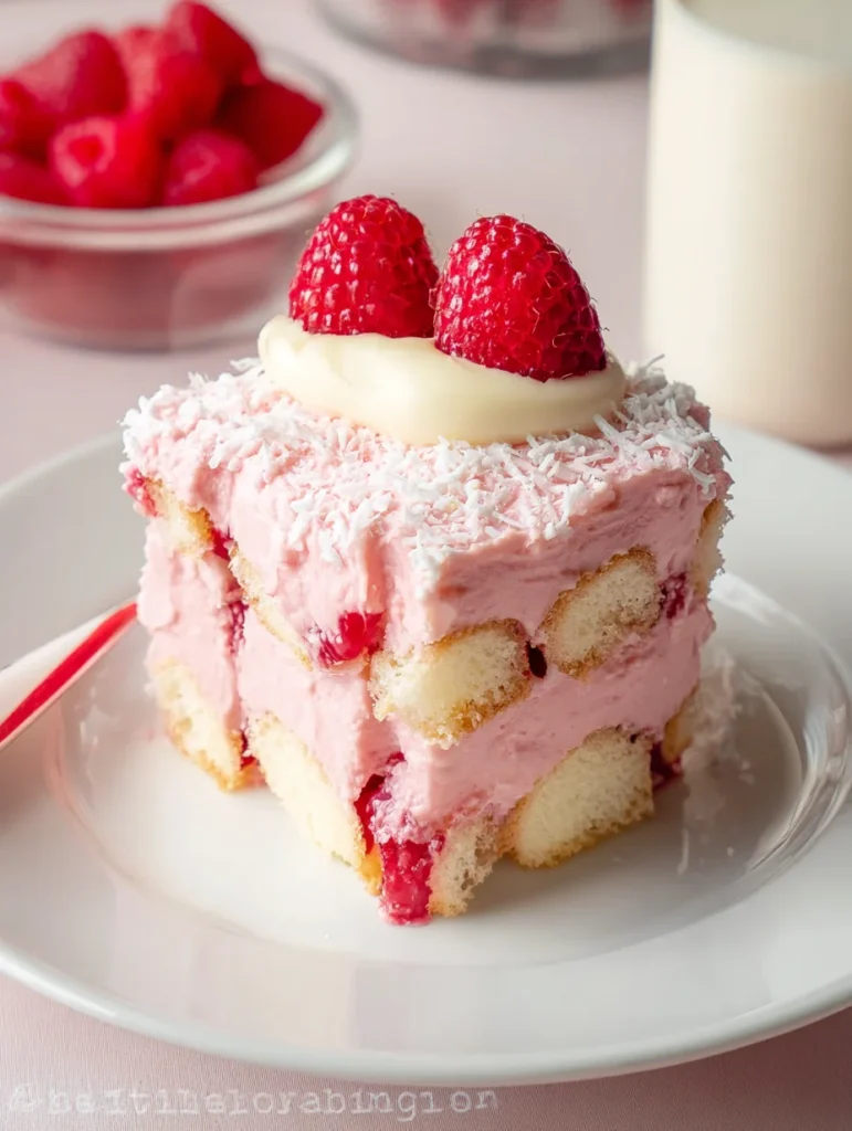 White Chocolate Raspberry Tiramisu