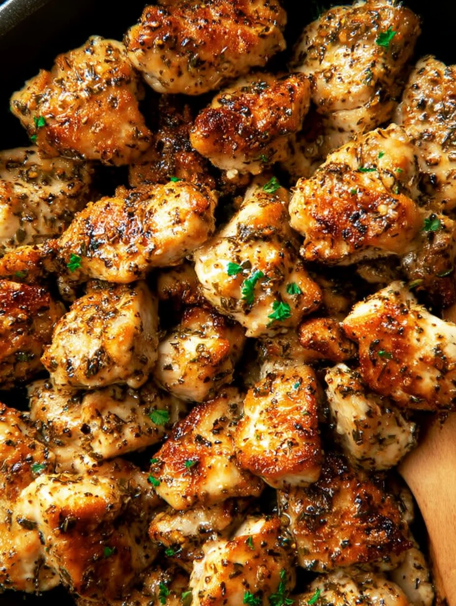 15-Minute Garlic Butter Chicken Bites