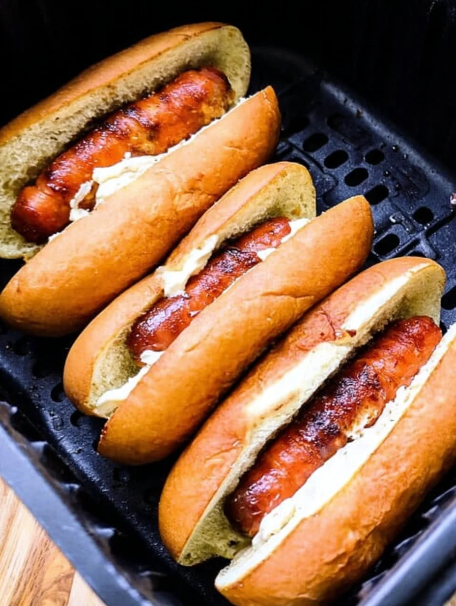 Air Fryer Hot Dogs